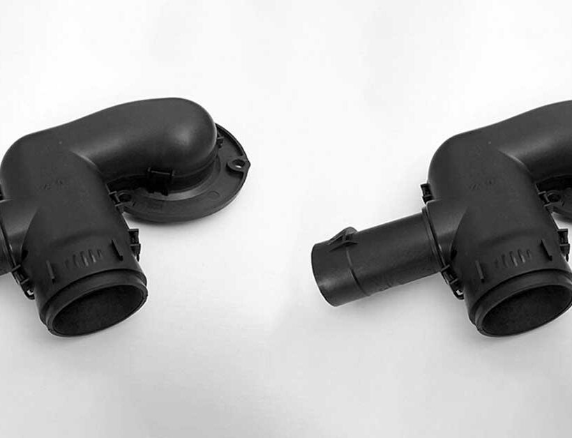 Componenti HVAC realizzati con compound conduttivo LATIOHM 66-07 PD08 G/30 di LATI per garantire dissipazione elettrostatica e sicurezza operativa