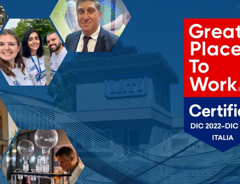 LATI ottiene la certificazione Great Place to Work 2023 per l’eccellente ambiente di lavoro e la valorizzazione delle persone