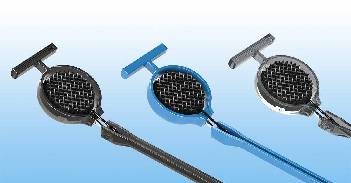 Heat sink base of the Tivedo LED lamp made with LATI's thermally conductive compound LATICONTHER 62 GR/50 NAT 8826 for optimal heat management