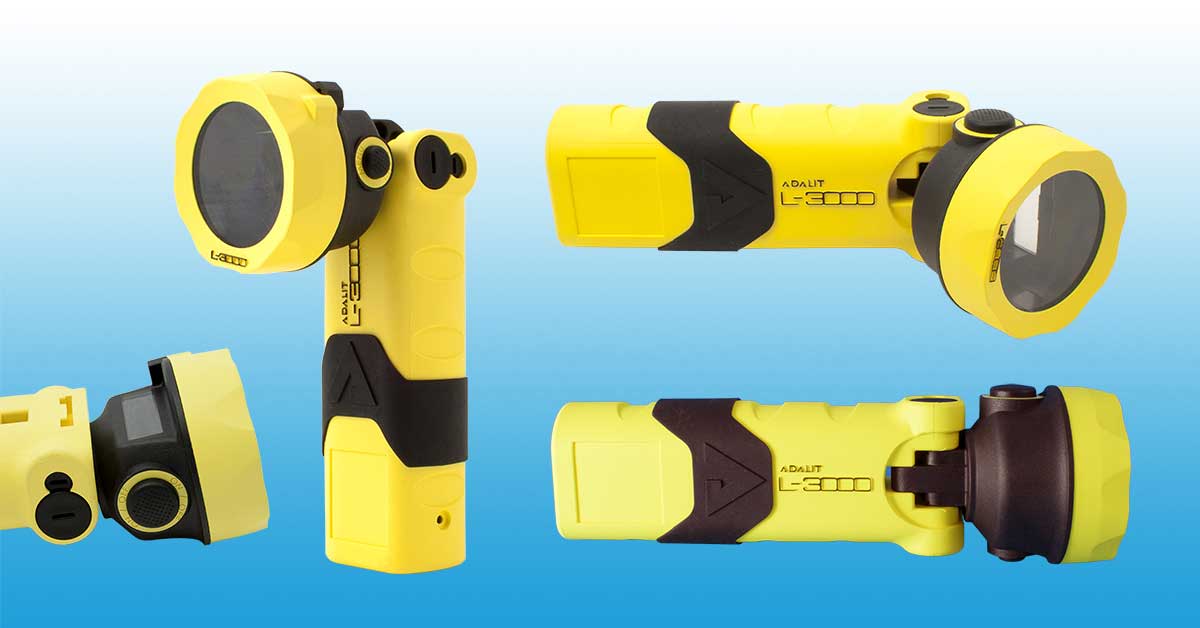 ATEX flashlights made with LATI's conductive compound LATIOHM 62-08 PD02 G/35 Yellow 3658 to ensure antistatic safety in explosion-risk environments
