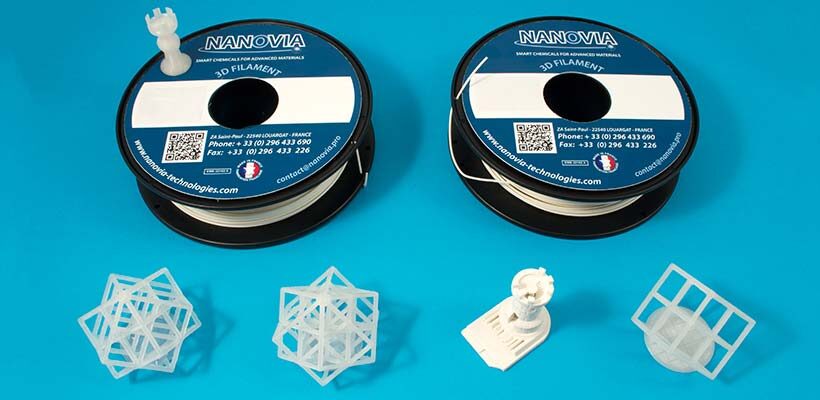 Collaboration between Nanovia and LATI for the development of technical filaments for 3D printing based on high-performance compounds