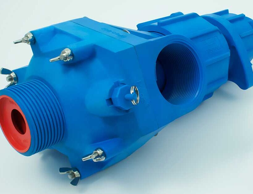 Pompa idraulica realizzata con compound tecnici LATI per garantire resistenza alla pressione, durabilità e sostenibilità energetica