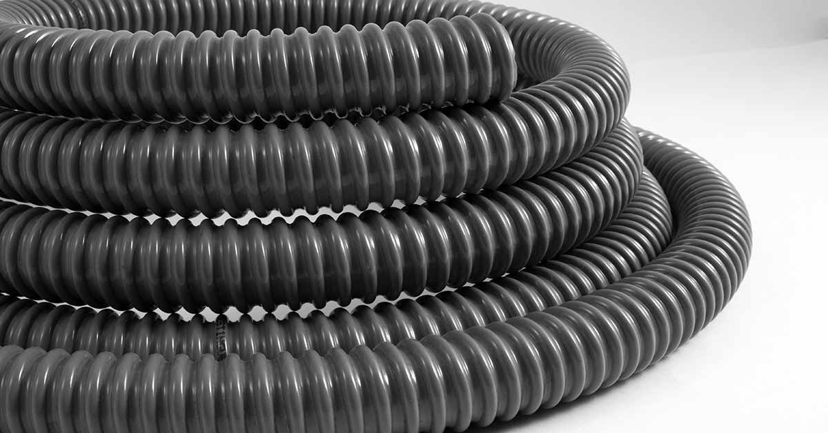 Corrugated conduits made with PVC-free LATI compounds to guarantee flexibility, mechanical resistance and environmental sustainability