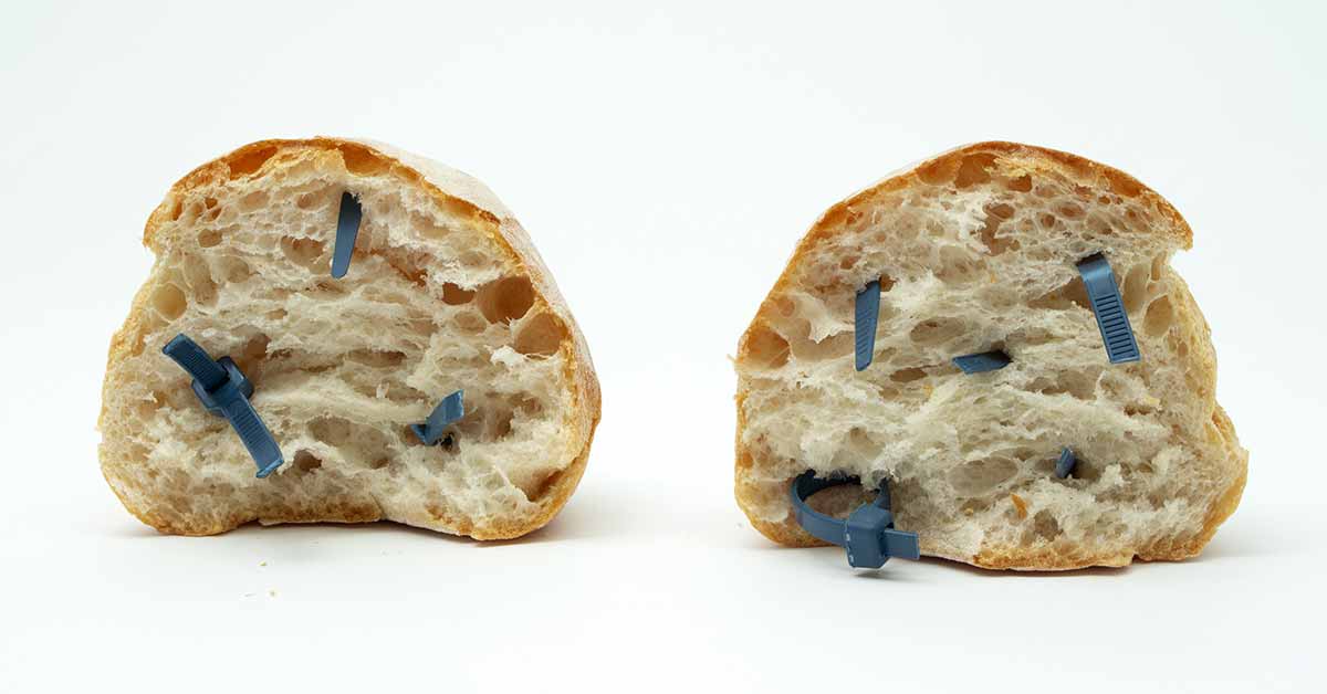 LATI detectable plastic components for the food industry, designed to prevent contamination and ensure safety during production